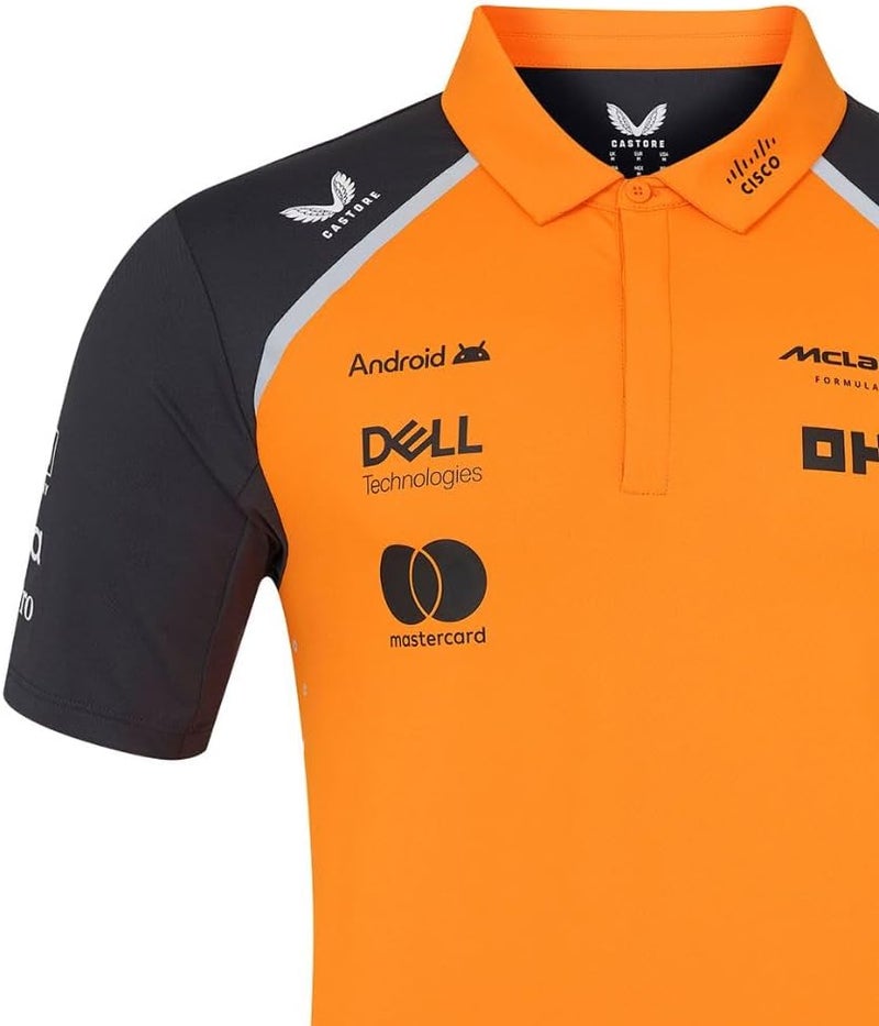 CASTORE McLaren F1 2025 Men's Team Polo Shirt - Image 2